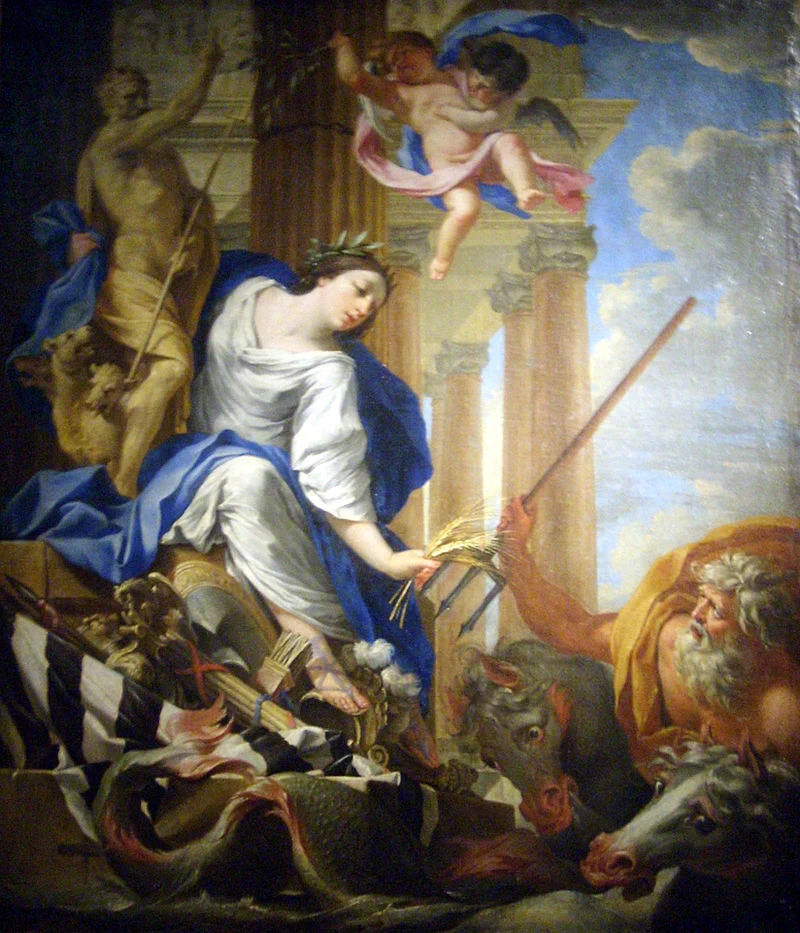 Cerere con ai piedi gli attributi della guerra - Musée Thomas, Henry